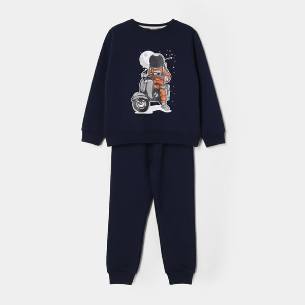 Navy Space Graphics Tracksuit