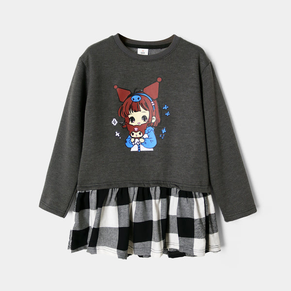 Cute Girl Frill Sweatshirt