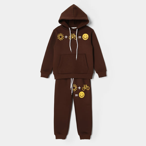 Charming  Brown Uni Tracksuit